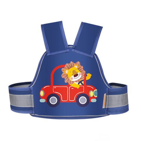 Chinmay Kids Safety Belt for Two Wheeler with Reflective Strips,Portable Seat Belt Children Motorcycle Harness for Bikes, Adjustable Safety Harness for Boys and Girls (1-12Years)
