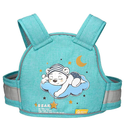 Chinmay Kids Safety Belt for Two Wheeler with Reflective Strips,Portable Seat Belt Children Motorcycle Harness for Bikes, Adjustable Safety Harness for Boys and Girls (1-12Years)