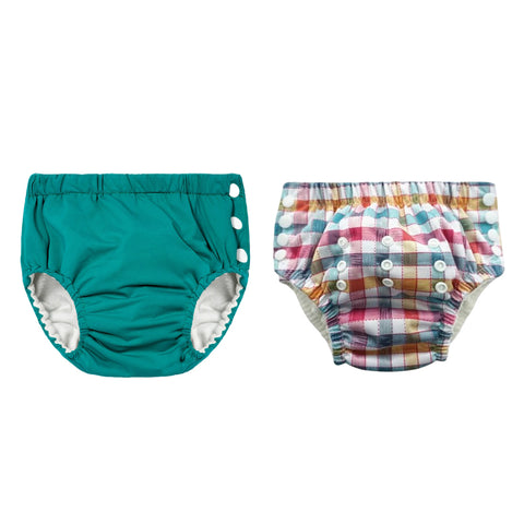Chinmay Kids Reusable Swim Diaper Pants – Pack of 2 | Soft, Adjustable, Leak-Proof | Unisex Swimming Pool Wear for Infant Boys & Girls