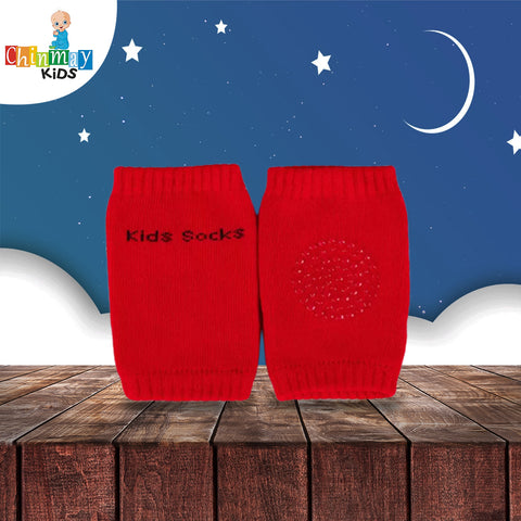 Chinmay Kids Knee Pads for Crawling – Anti-Slip Padded, Stretchable Elastic Cotton Safety Protectors for Knees and Elbows | Pack of 1