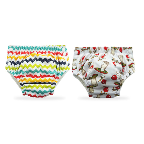 Chinmay Kids Swim Diaper for (6m-3 Year) Boys and Girl, Reusable Adjustable Washable One Size (Pack Of 2)