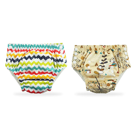 Chinmay Kids Swim Diaper for (6m-3 Year) Boys and Girl, Reusable Adjustable Washable One Size (Pack Of 2)