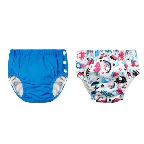 Chinmay Kids Reusable Swim Diaper Pants – Pack of 2 | Soft, Adjustable, Leak-Proof | Unisex Swimming Pool Wear for Infant Boys & Girls