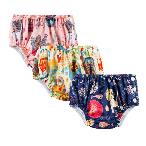 Chinmay Kids Swim Diaper for (6m-3 Year) Boys and Girl, Reusable Adjustable Washable One Size (Pack Of 3))