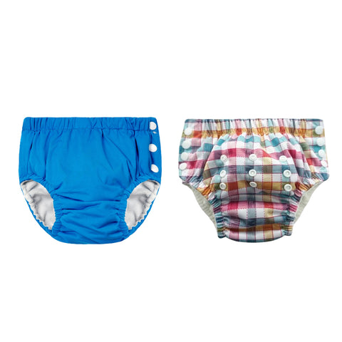 Chinmay Kids Reusable Swim Diaper Pants – Pack of 2 | Soft, Adjustable, Leak-Proof | Unisex Swimming Pool Wear for Infant Boys & Girls
