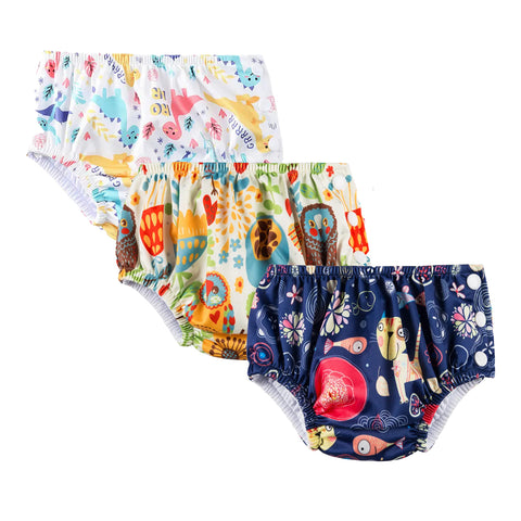 Chinmay Kids Swim Diaper for (6m-3 Year) Boys and Girl, Reusable Adjustable Washable One Size (Pack Of 3))