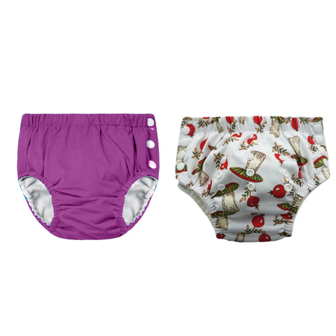 Chinmay Kids Reusable Swim Diaper Pants – Pack of 2 | Soft, Adjustable, Leak-Proof | Unisex Swimming Pool Wear for Infant Boys & Girls