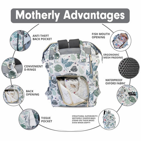 Chinmay Kids Baby Diaper Backpack for New Born Baby Mother/Mom Stylish Polyester Organizer Bag