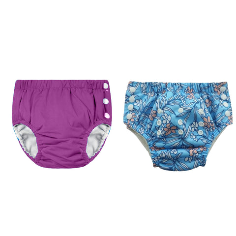 Chinmay Kids Reusable Swim Diaper Pants – Pack of 2 | Soft, Adjustable, Leak-Proof | Unisex Swimming Pool Wear for Infant Boys & Girls