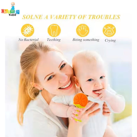 Chinmay Kids Baby Teether Set (Pack of 2) – Safe, Soft, and BPA-Free for Teething Relief