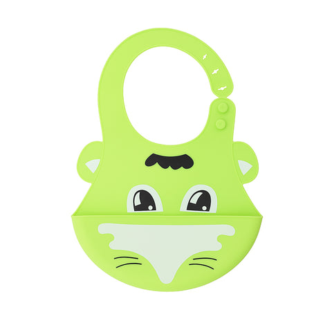 Chinmay Kids Lightweight Waterproof Silicone Baby Bib – Easy-Wipe, Soft & Adjustable Feeding Bib for Infants & Toddlers (Unisex)