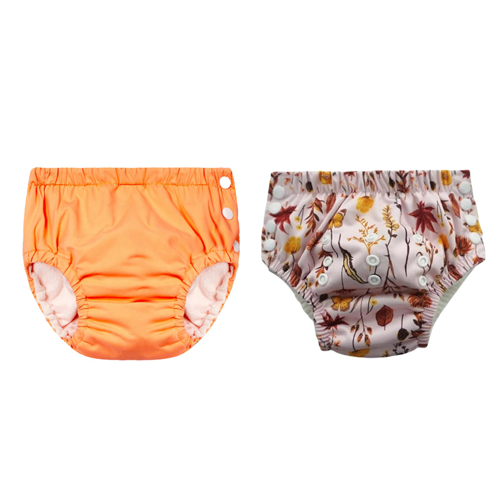 Chinmay Kids Reusable Swim Diaper Pants – Pack of 2 | Soft, Adjustable, Leak-Proof | Unisex Swimming Pool Wear for Infant Boys & Girls
