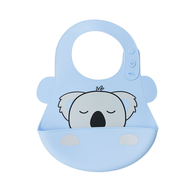 Chinmay Kids Lightweight Waterproof Silicone Baby Bib – Easy-Wipe, Soft & Adjustable Feeding Bib for Infants & Toddlers (Unisex)