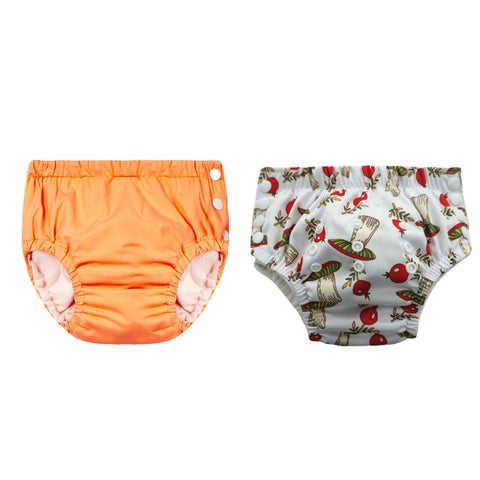 Chinmay Kids Reusable Swim Diaper Pants – Pack of 2 | Soft, Adjustable, Leak-Proof | Unisex Swimming Pool Wear for Infant Boys & Girls