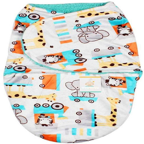 Chinmay Kids Baby Sherin & Poly Wool Blanket Floral Print (1)