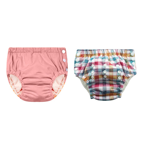 Chinmay Kids Reusable Swim Diaper Pants – Pack of 2 | Soft, Adjustable, Leak-Proof | Unisex Swimming Pool Wear for Infant Boys & Girls