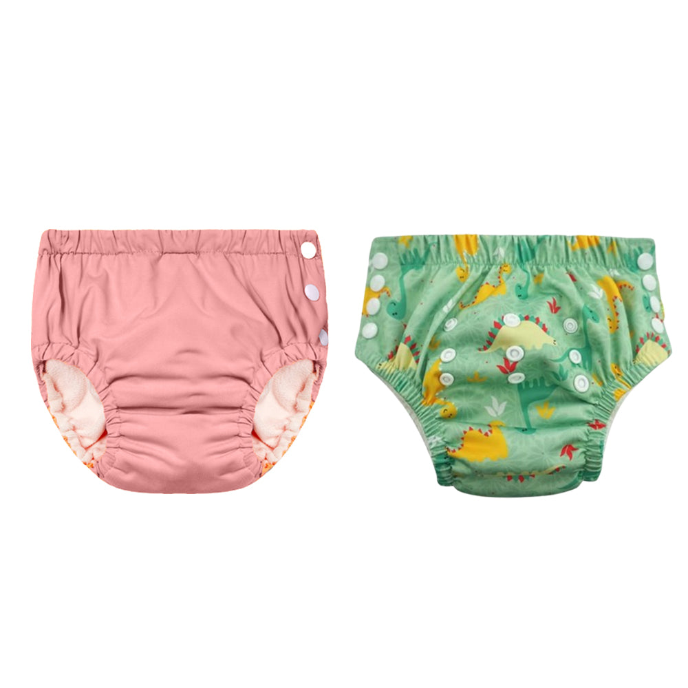 Chinmay Kids Reusable Swim Diaper Pants – Pack of 2 | Soft, Adjustable, Leak-Proof | Unisex Swimming Pool Wear for Infant Boys & Girls