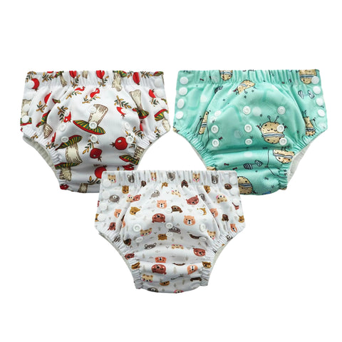 Chinmay Kids Swim Diaper for (6m-3 Year) Boys and Girl, Reusable Adjustable Washable One Size (Pack Of 3)