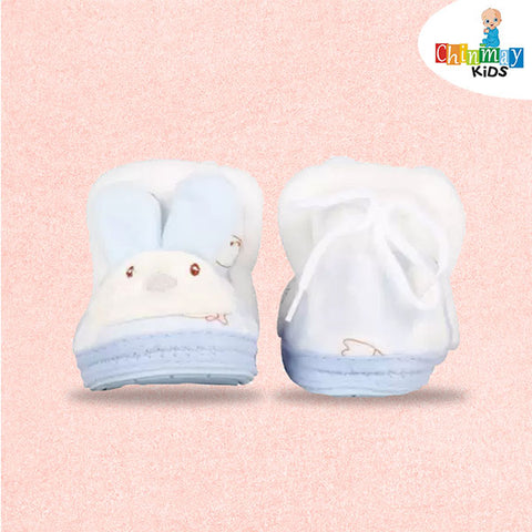 Chinmay Kids Booties (Toe to Heel Length - 12 cm, Blue)