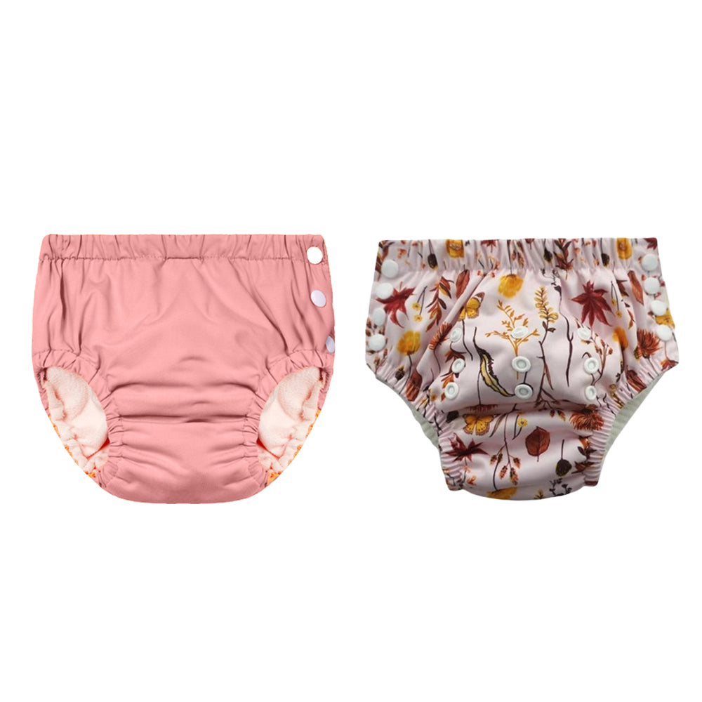 Chinmay Kids Reusable Swim Diaper Pants – Pack of 2 | Soft, Adjustable, Leak-Proof | Unisex Swimming Pool Wear for Infant Boys & Girls