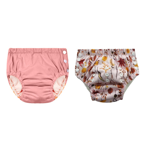 Chinmay Kids Reusable Swim Diaper Pants – Pack of 2 | Soft, Adjustable, Leak-Proof | Unisex Swimming Pool Wear for Infant Boys & Girls