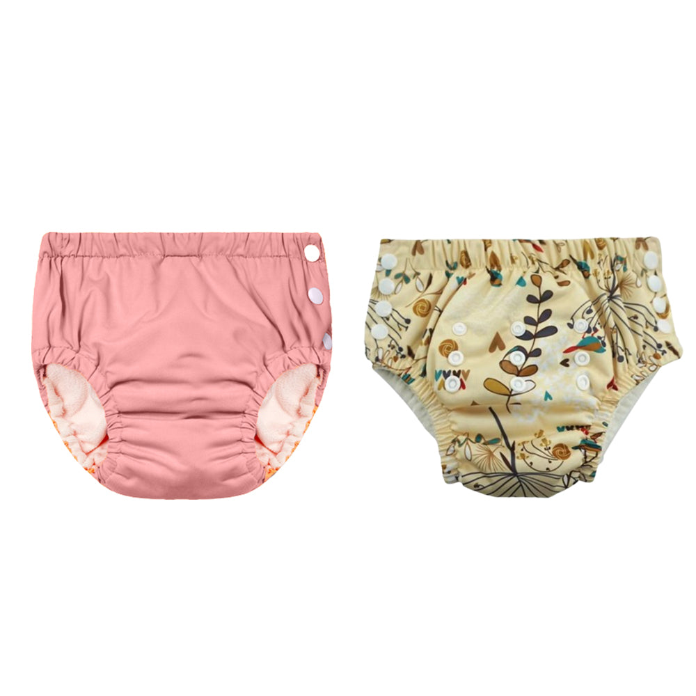 Chinmay Kids Reusable Swim Diaper Pants – Pack of 2 | Soft, Adjustable, Leak-Proof | Unisex Swimming Pool Wear for Infant Boys & Girls