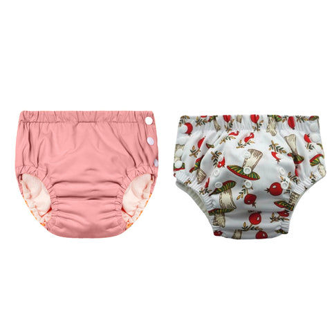 Chinmay Kids Reusable Swim Diaper Pants – Pack of 2 | Soft, Adjustable, Leak-Proof | Unisex Swimming Pool Wear for Infant Boys & Girls