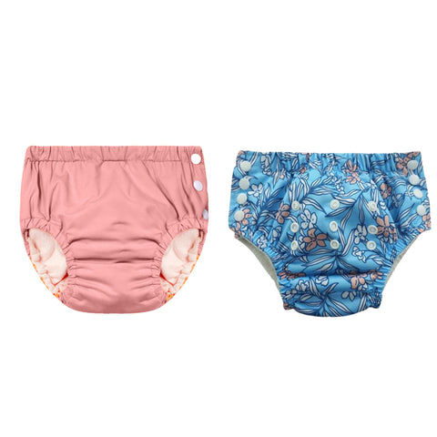 Chinmay Kids Reusable Swim Diaper Pants – Pack of 2 | Soft, Adjustable, Leak-Proof | Unisex Swimming Pool Wear for Infant Boys & Girls