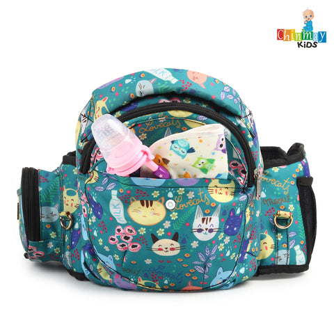 Click to see full view Chinmay Kids 6-in-1 Baby Carrier with Hip Seat & Built-in Mini Diaper Bag | Convertible to Sling Carry Bag | Adjustable Ergonomic Design for Toddlers (5–36 Months, Up to 18 kg) Multicolor