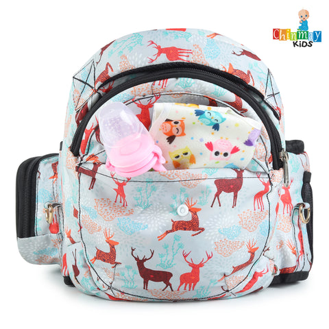 Click to see full view Chinmay Kids 6-in-1 Baby Carrier with Hip Seat & Built-in Mini Diaper Bag | Convertible to Sling Carry Bag | Adjustable Ergonomic Design for Toddlers (5–36 Months, Up to 18 kg) Multicolor