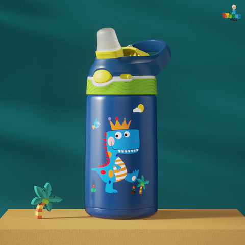 Chinmay Kids Stainless Steel Insulated Sipper 350ml | Spill-Proof, BPA-Free, Leak-Proof for Kids