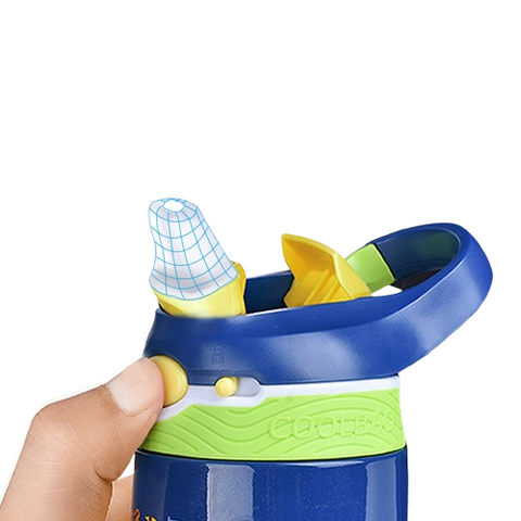 Chinmay Kids Stainless Steel Insulated Sipper 350ml | Spill-Proof, BPA-Free, Leak-Proof for Kids