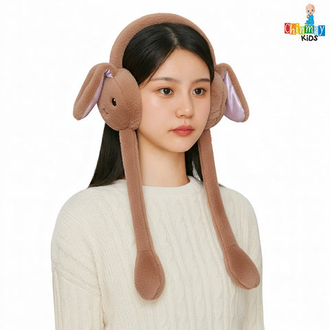 Chinmay Kids Soft & Warm Plush Winter Ear Muffs – Fluffy Faux Fur Ear Warmers for Kids, Girls & Women | Lightweight, Cozy & Premium Cold Weather Ear Protection