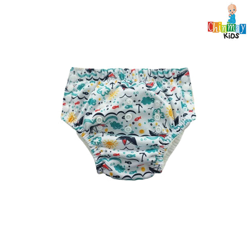 Chinmay Kids Reusable Swim Diaper Pants – Pack of 2 | Soft, Adjustable, Leak-Proof | Unisex Swimming Pool Wear for Infant Boys & Girls