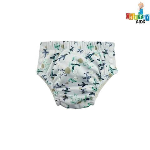 Chinmay Kids Reusable Swim Diaper Pants – Pack of 2 | Soft, Adjustable, Leak-Proof | Unisex Swimming Pool Wear for Infant Boys & Girls