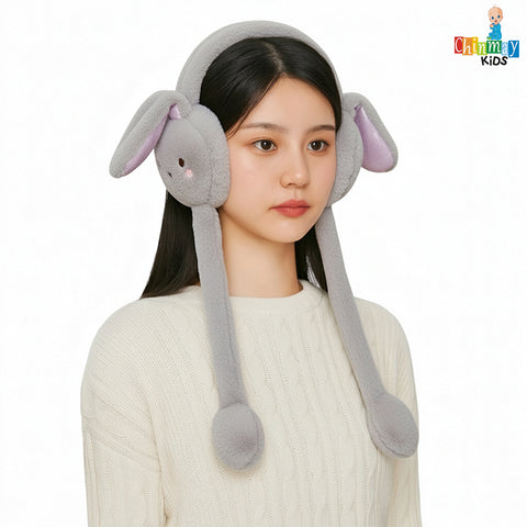 Chinmay Kids Soft & Warm Plush Winter Ear Muffs – Fluffy Faux Fur Ear Warmers for Kids, Girls & Women | Lightweight, Cozy & Premium Cold Weather Ear Protection