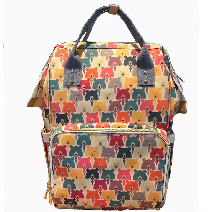 Chinmay Kids Lightweight Waterproof Canvas Backpack – Large Capacity & Multi-Functional Design for Everyday Use