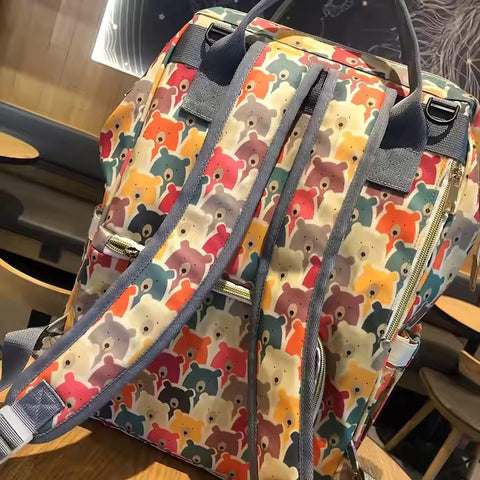 Chinmay Kids Lightweight Waterproof Canvas Backpack – Large Capacity & Multi-Functional Design for Everyday Use