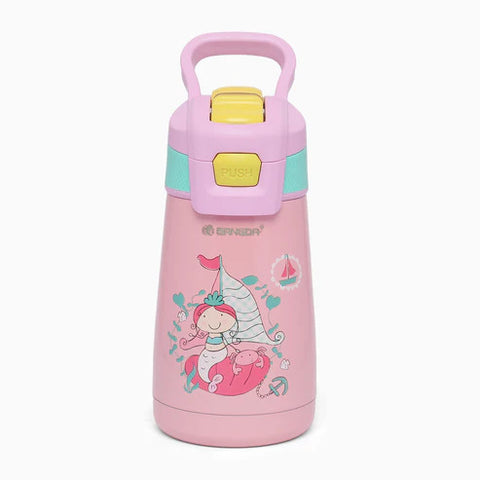 Chinmay Kids Stainless Steel Insulated Sipper 350ml | Spill-Proof, BPA-Free, Leak-Proof for Kids