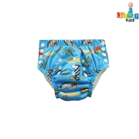 Chinmay Kids Reusable Swim Diaper Pants – Pack of 2 | Soft, Adjustable, Leak-Proof | Unisex Swimming Pool Wear for Infant Boys & Girls