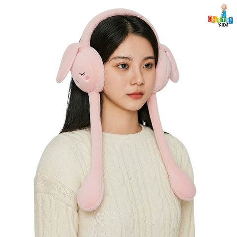 Chinmay Kids Soft & Warm Plush Winter Ear Muffs – Fluffy Faux Fur Ear Warmers for Kids, Girls & Women | Lightweight, Cozy & Premium Cold Weather Ear Protection