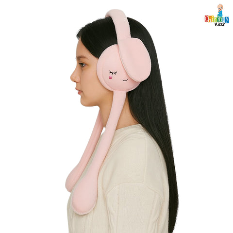 Chinmay Kids Soft & Warm Plush Winter Ear Muffs – Fluffy Faux Fur Ear Warmers for Kids, Girls & Women | Lightweight, Cozy & Premium Cold Weather Ear Protection