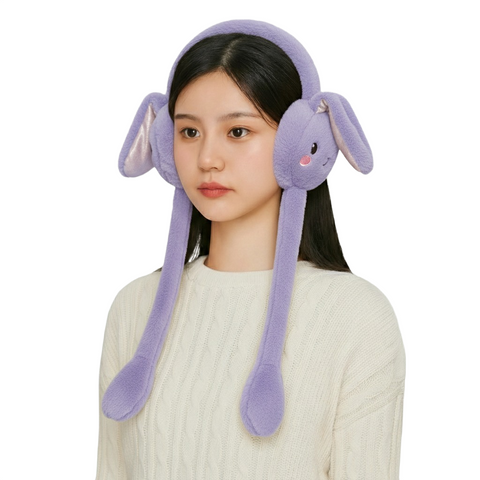 Chinmay Kids Soft & Warm Plush Winter Ear Muffs – Fluffy Faux Fur Ear Warmers for Kids, Girls & Women | Lightweight, Cozy & Premium Cold Weather Ear Protection