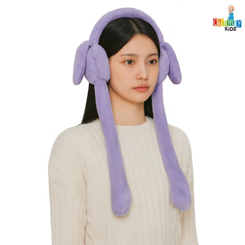 Chinmay Kids Soft & Warm Plush Winter Ear Muffs – Fluffy Faux Fur Ear Warmers for Kids, Girls & Women | Lightweight, Cozy & Premium Cold Weather Ear Protection