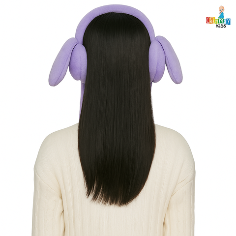 Chinmay Kids Soft & Warm Plush Winter Ear Muffs – Fluffy Faux Fur Ear Warmers for Kids, Girls & Women | Lightweight, Cozy & Premium Cold Weather Ear Protection