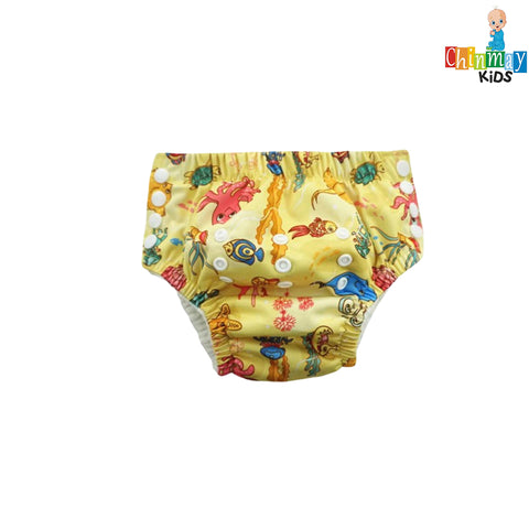 Chinmay Kids Reusable Swim Diaper Pants – Pack of 2 | Soft, Adjustable, Leak-Proof | Unisex Swimming Pool Wear for Infant Boys & Girls