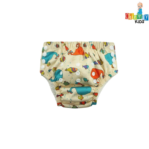 Chinmay Kids Reusable Swim Diaper Pants – Pack of 2 | Soft, Adjustable, Leak-Proof | Unisex Swimming Pool Wear for Infant Boys & Girls