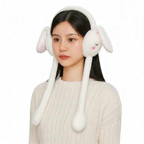 Chinmay Kids Soft & Warm Plush Winter Ear Muffs – Fluffy Faux Fur Ear Warmers for Kids, Girls & Women | Lightweight, Cozy & Premium Cold Weather Ear Protection